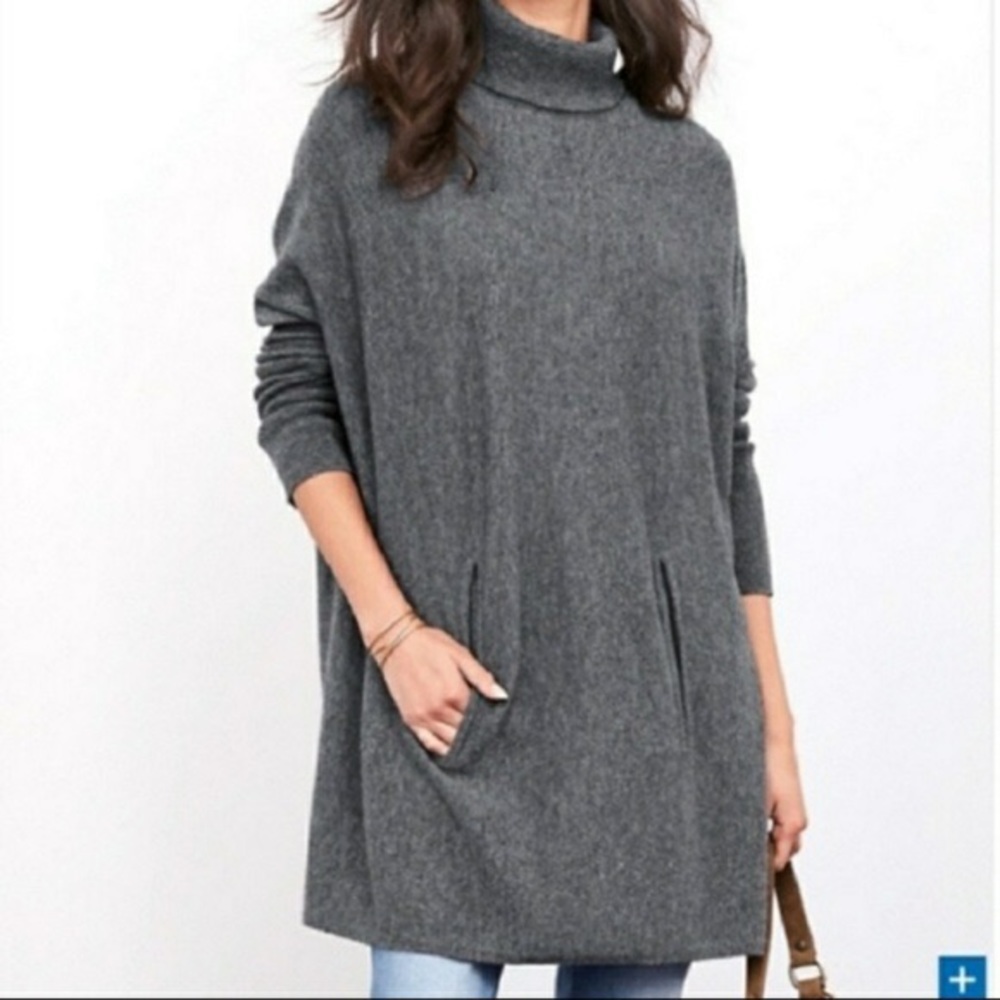 Garnet Hill Oversized Turtleneck Sweater